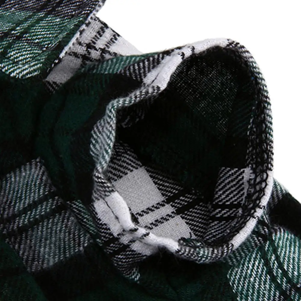 camisa xadrez para cães pequenos