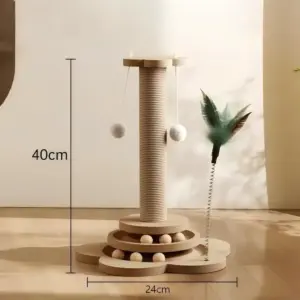 brinquedo para gatos com arranhador de sisal