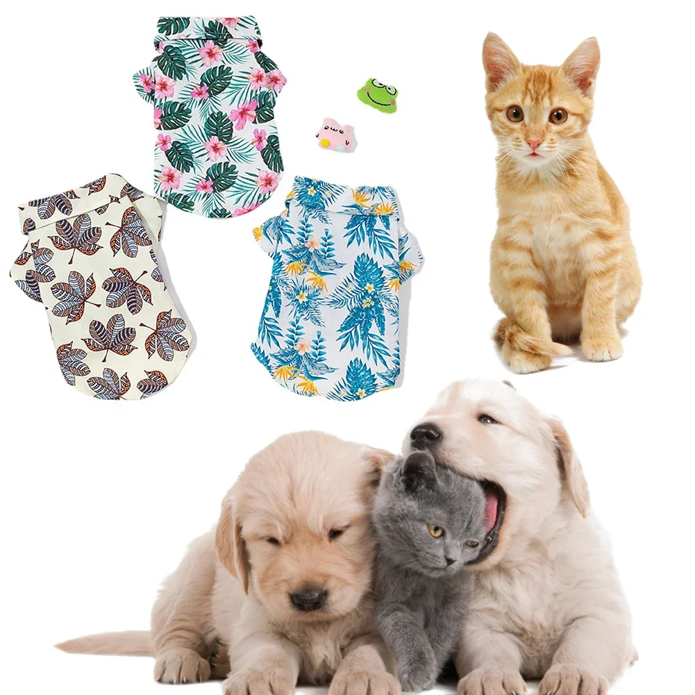 Camisa Pet Estampa Havaiana para Cães Pequenos e Médios - Image 2