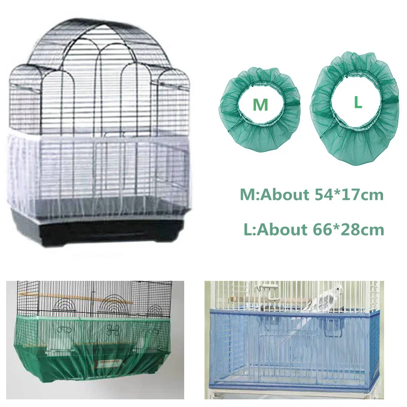 Capa para Gaiola de Pássaros em Malha com Elástico e Lavável - Image 3