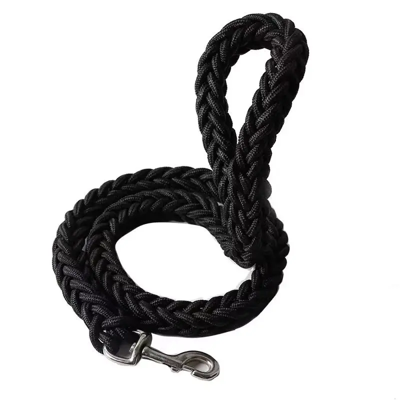 Coleira para Cães Grandes de Nylon Trançado para Caminhada e Treino - Imagem 4