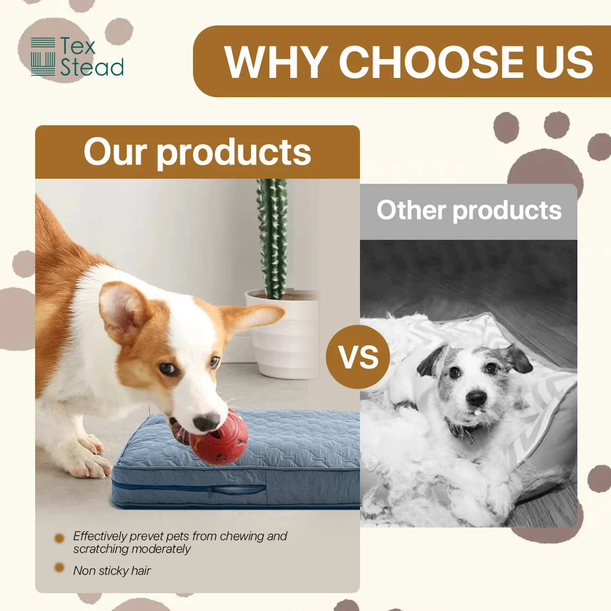 Capa para Cama Ortopédica para Cães Grandes Lavável Ciano Claro - Image 3