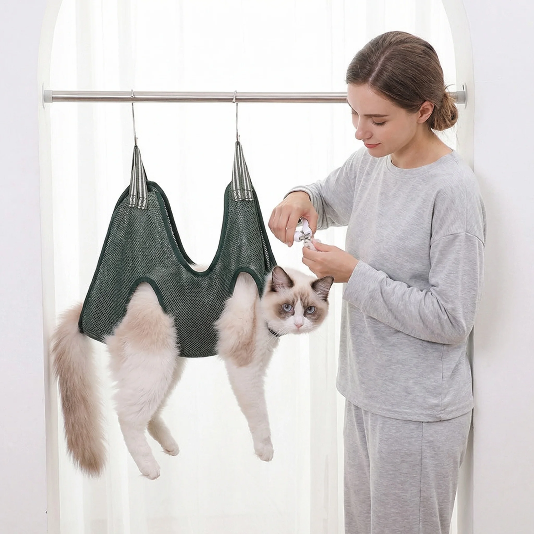 Rede de Tosa para Cães e Gatos Pequenos e Médios Ajustável para Cuidado - Imagem 4