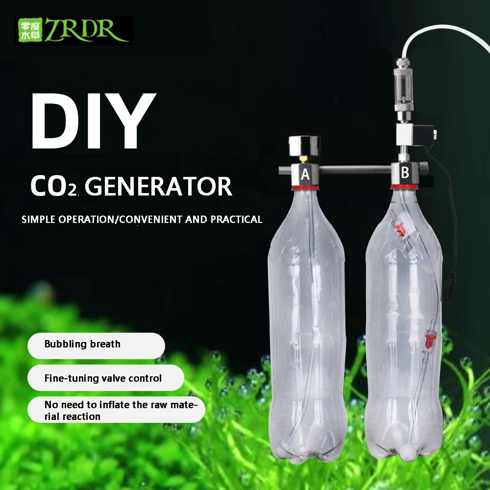 Gerador de CO2 para Aquário DIY com Válvula Solenoide e Contador de Bolhas - Imagem 6