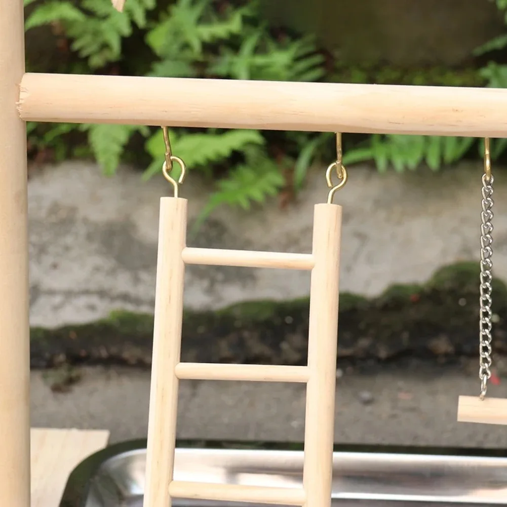 Playground de Pássaros com Poleiro e Escada para Periquito - Imagem 6