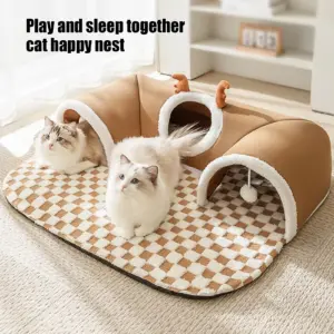 túnel para gatos abrigo quente
