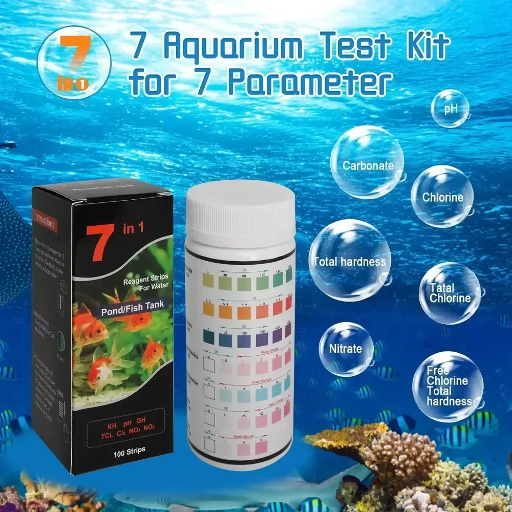 Tiras de Teste de pH para Água de Aquário 16 em 1 - Imagem 6