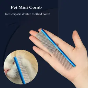 pente para cães e gatos de aço inoxidável