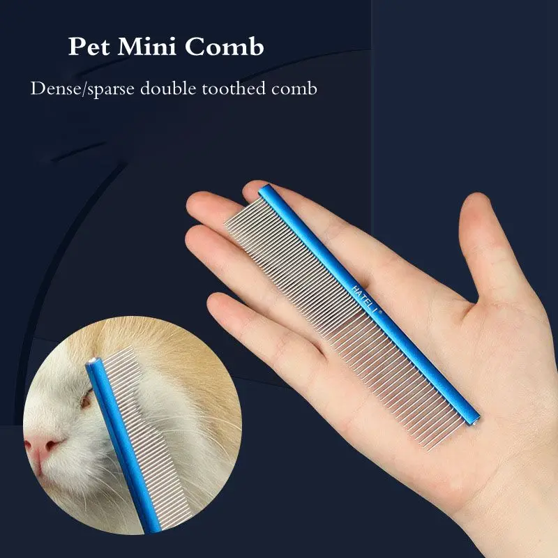 pente para cães e gatos de aço inoxidável