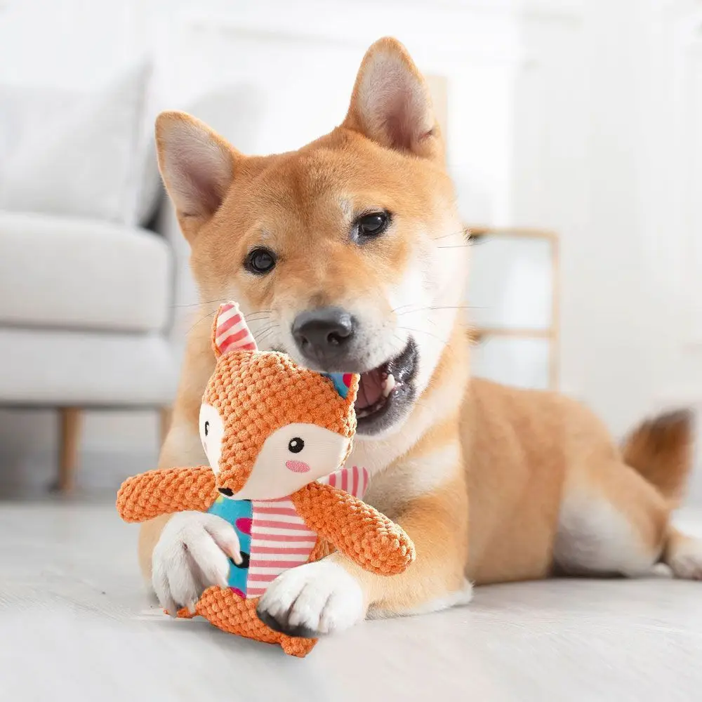 Brinquedo de Pelúcia para Cães com Apito Interno e Lavável - Imagem 4