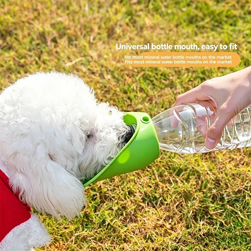 Garrafa de Água Portátil para Cães e Gatos de Silicone Dobrável - Imagem 3