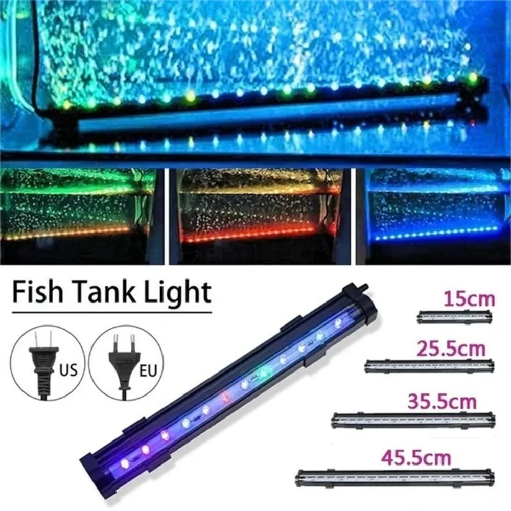 Luminária LED para Aquário com Bolhas e Flash Lento Colorido - Imagem 6