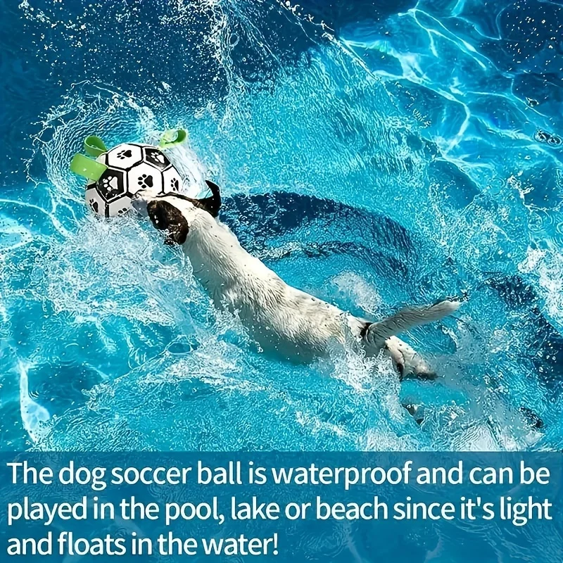 Bola de Futebol Interativa para Cães com Alças Embutidas - Imagem 6