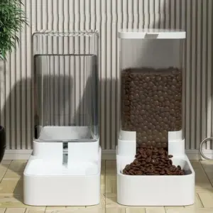 comedouro e bebedouro automático para cães e gatos