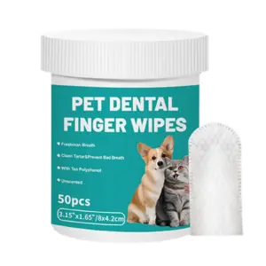 toalhetes descartáveis para dentes de cães