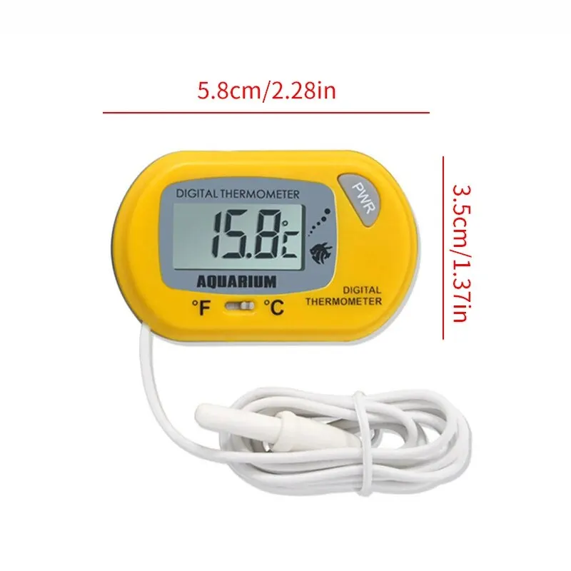 Termômetro Digital para Aquário e Terrário -50 a 70°C com Ventosa - Imagem 6