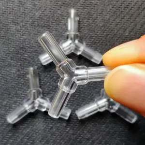 conector Y de 3 vias para tubo de ar de aquário