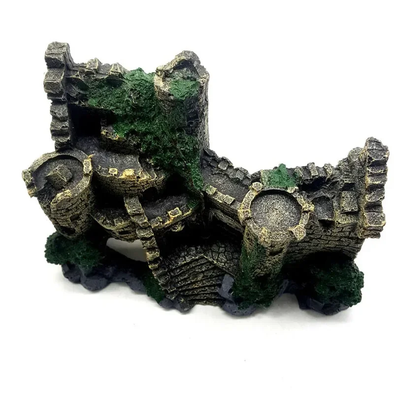 Castelo para Aquário de Resina com Base Ponderada, 18 cm - Imagem 5