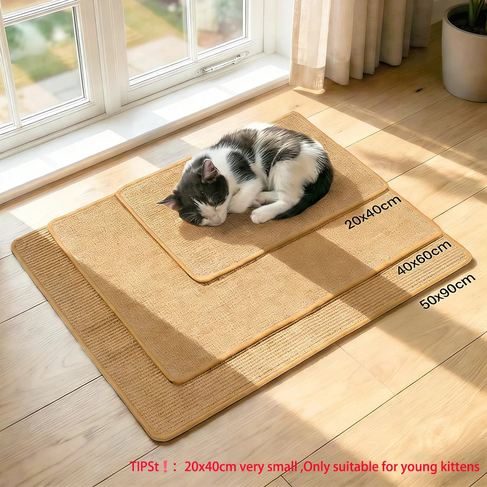 Tapete de Sisal para Gatos Protetor de Móveis Antiderrapante - Imagem 4