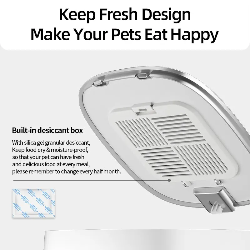 Rojeco Alimentador Automático para Gatos com Controle Remoto Wi-Fi - Image 6