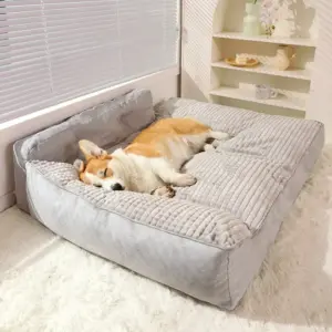 cama sofá xadrez para cães e gatos