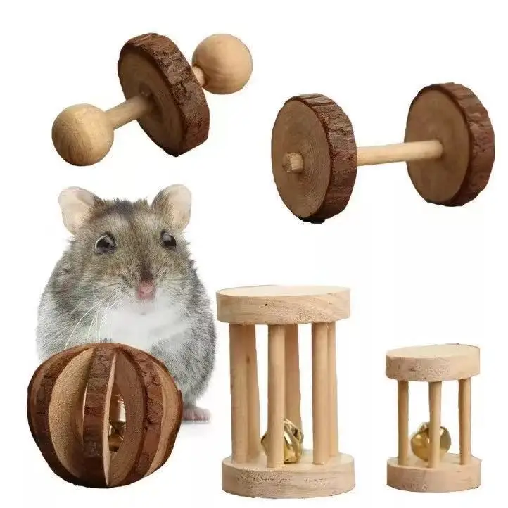 Brinquedo Comestível para Roedores e Coelhos Fácil de Limpar - Imagem 4