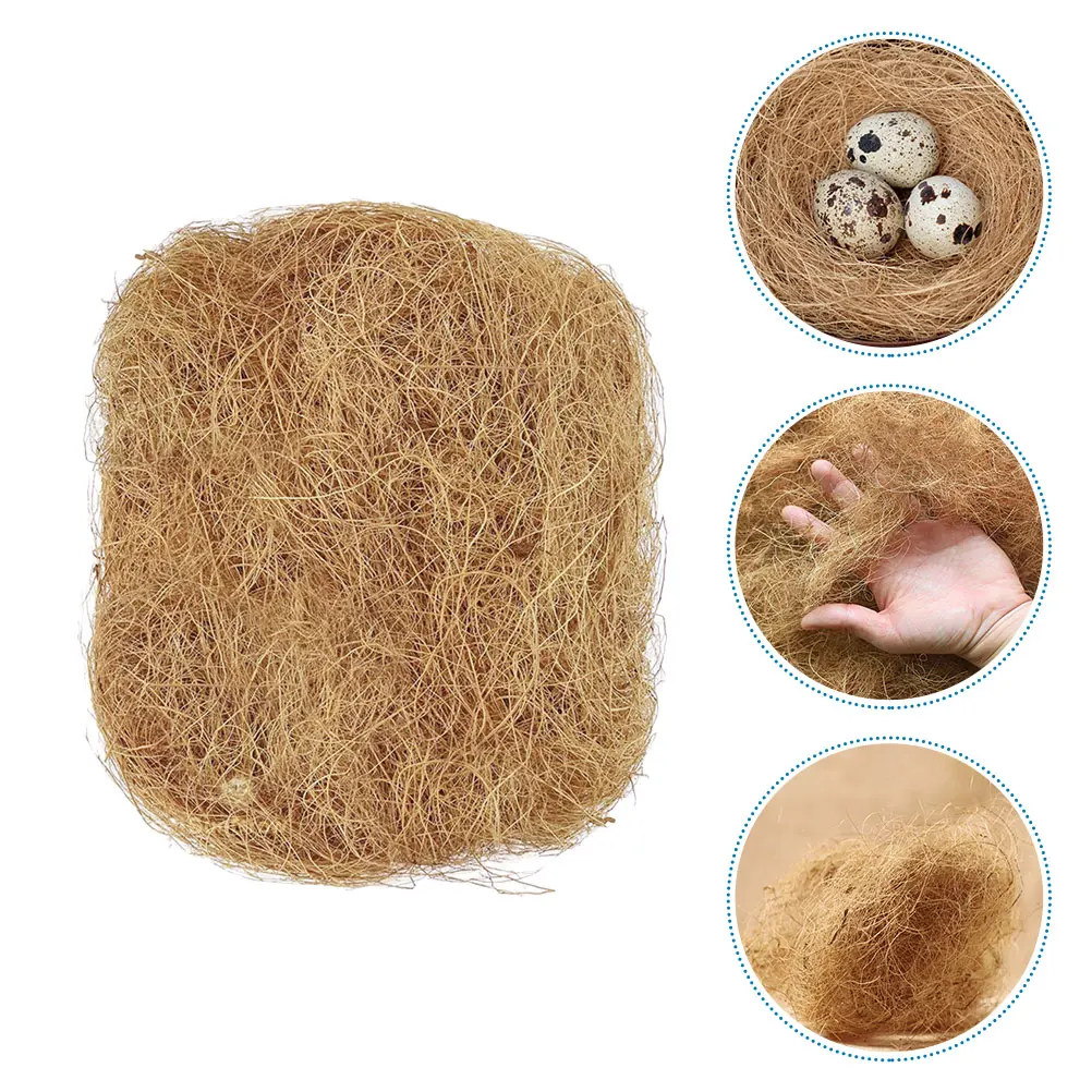 Fibra de Coco para Ninho de Pássaros Natural e Reutilizável - Imagem 5
