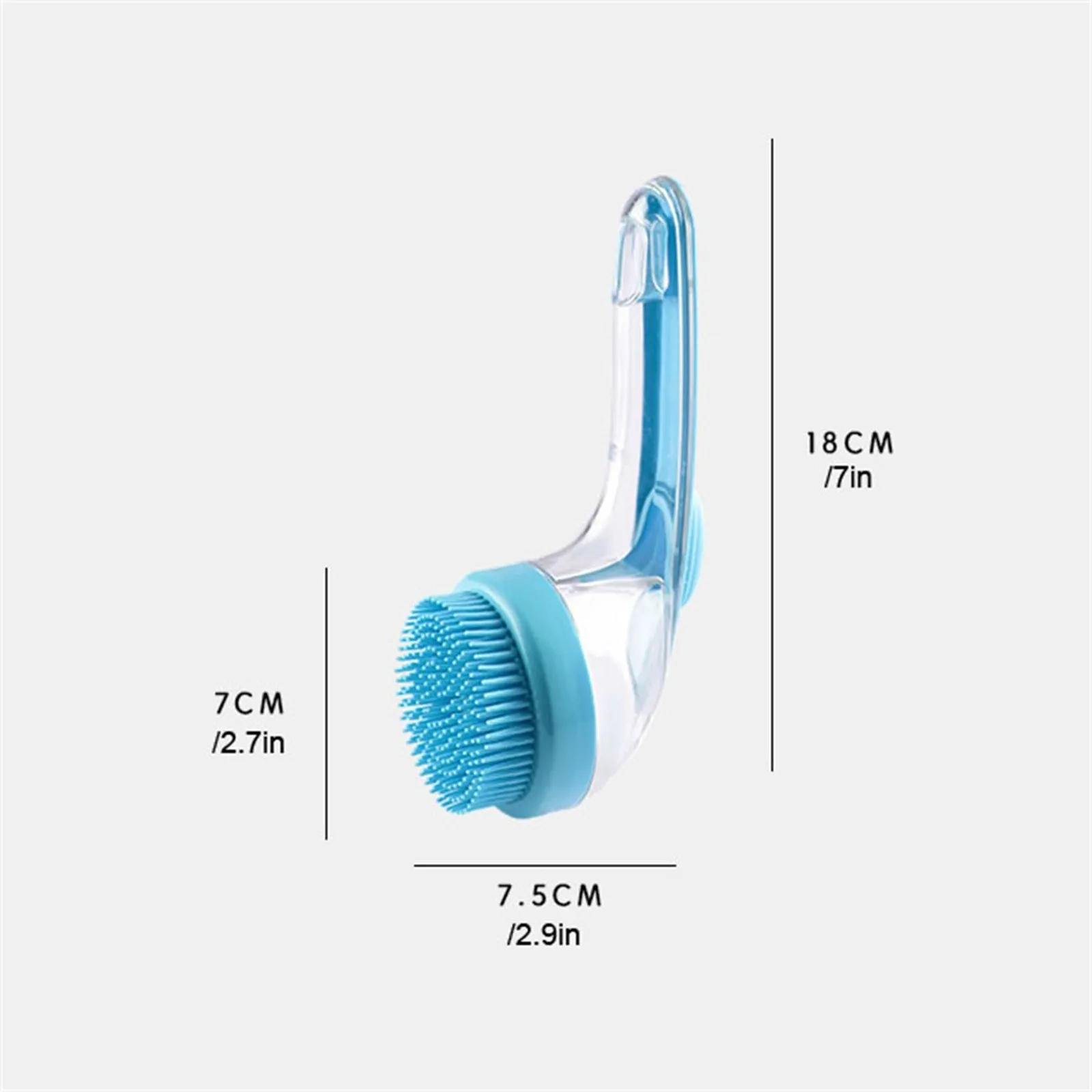 Escova de Banho para Cães e Gatos com Dispenser de Shampoo - Imagem 6