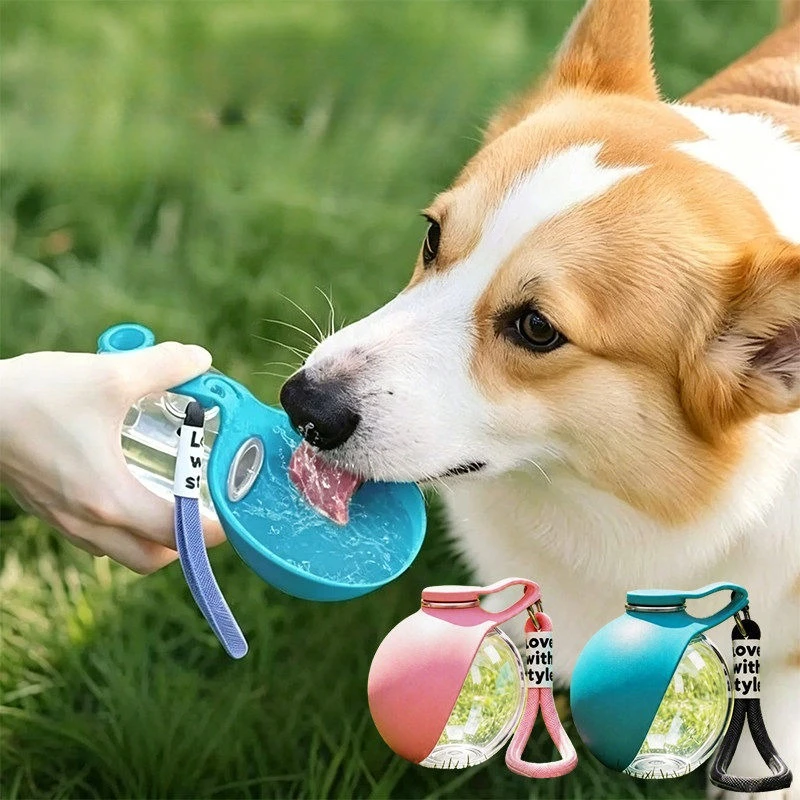 garrafa de água portátil para cães