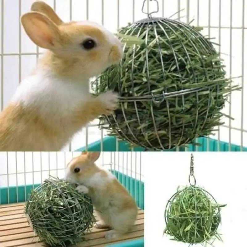 bolinha porta feno para roedores