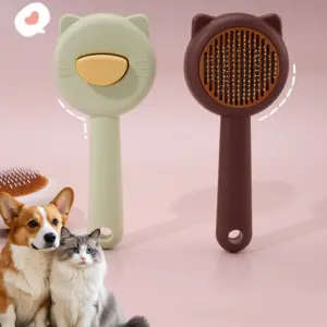 escova de pelos para gatos e cães com limpeza mágica