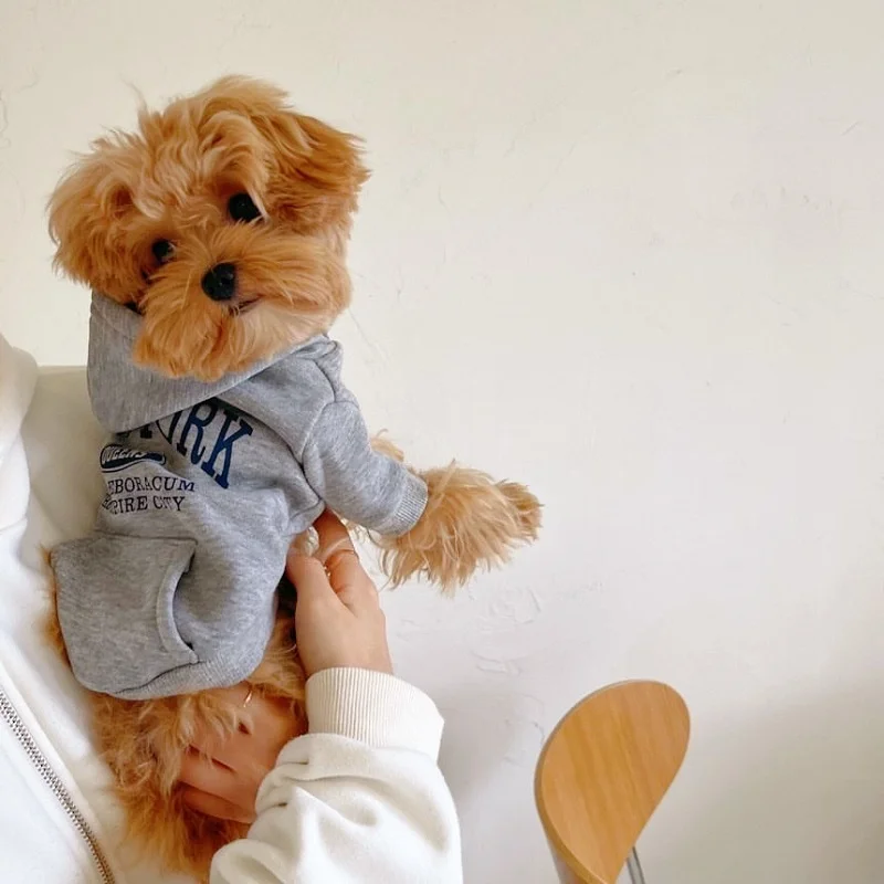 Moletom para Cães Pequenos de Poliéster com Fácil de Vestir - Imagem 3