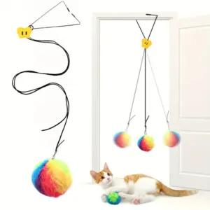 brinquedo interativo para gatos com bolas