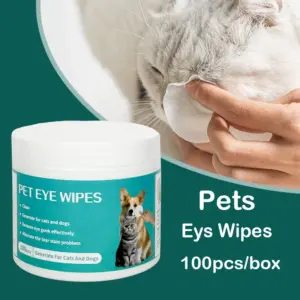 lenços umedecidos para limpeza de olhos de pets