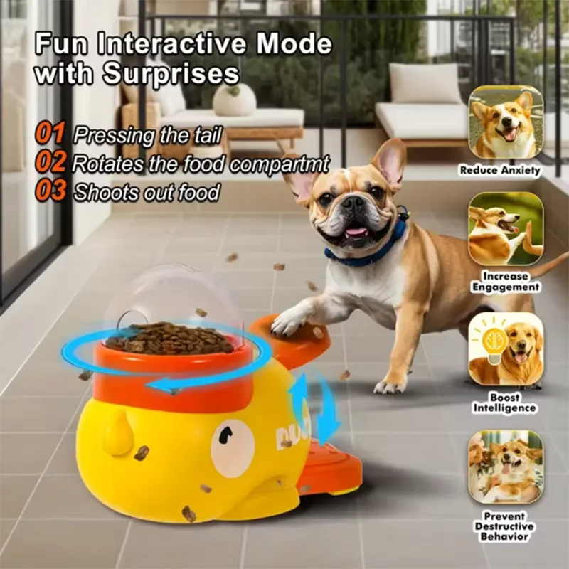 alimentador interativo para cães e gatos