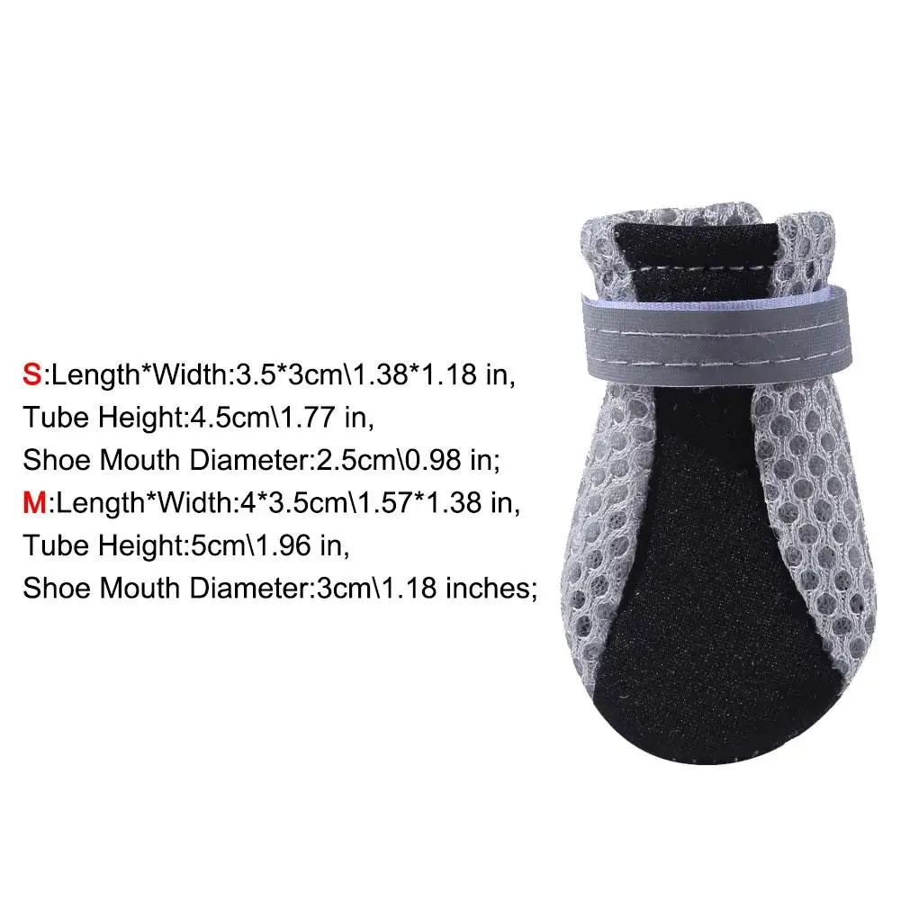 Sapatos para Cães Antiderrapantes Ajustáveis com Faixa Refletiva - Imagem 5
