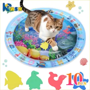 tapete de água inflável para cães e gatos