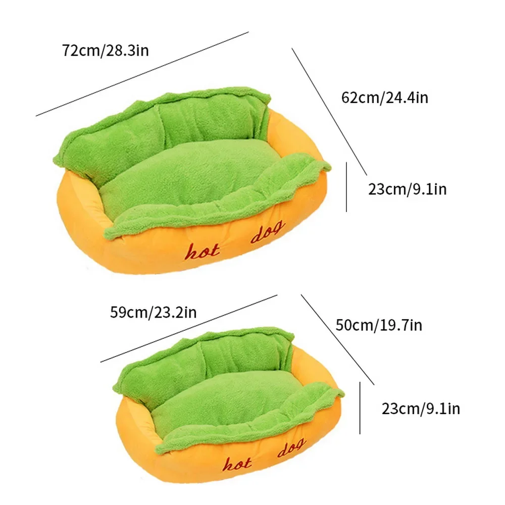 Cama Toca para Cães e Gatos de Pelúcia Removível e Lavável - Image 5