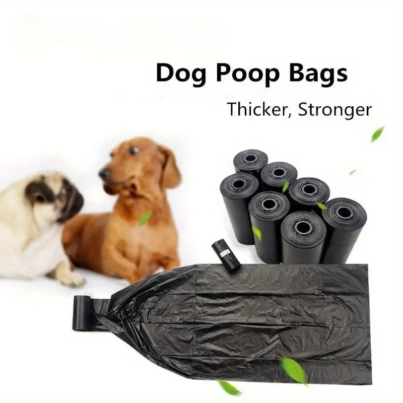 Sacos para Cocô de Cachorro 300/1500 Unidades Portátil à Prova de Vazamentos - Imagem 6
