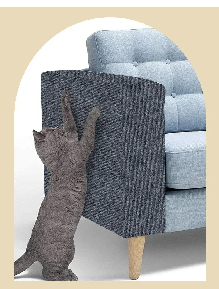 Tapete Arranhador para Gatos Autoadesivo de Sisal com Corte Fácil - Imagem 2