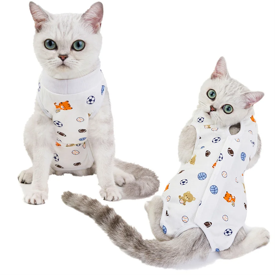 Colete de Recuperação para Gatos com Fecho de Botão Fácil - Imagem 2