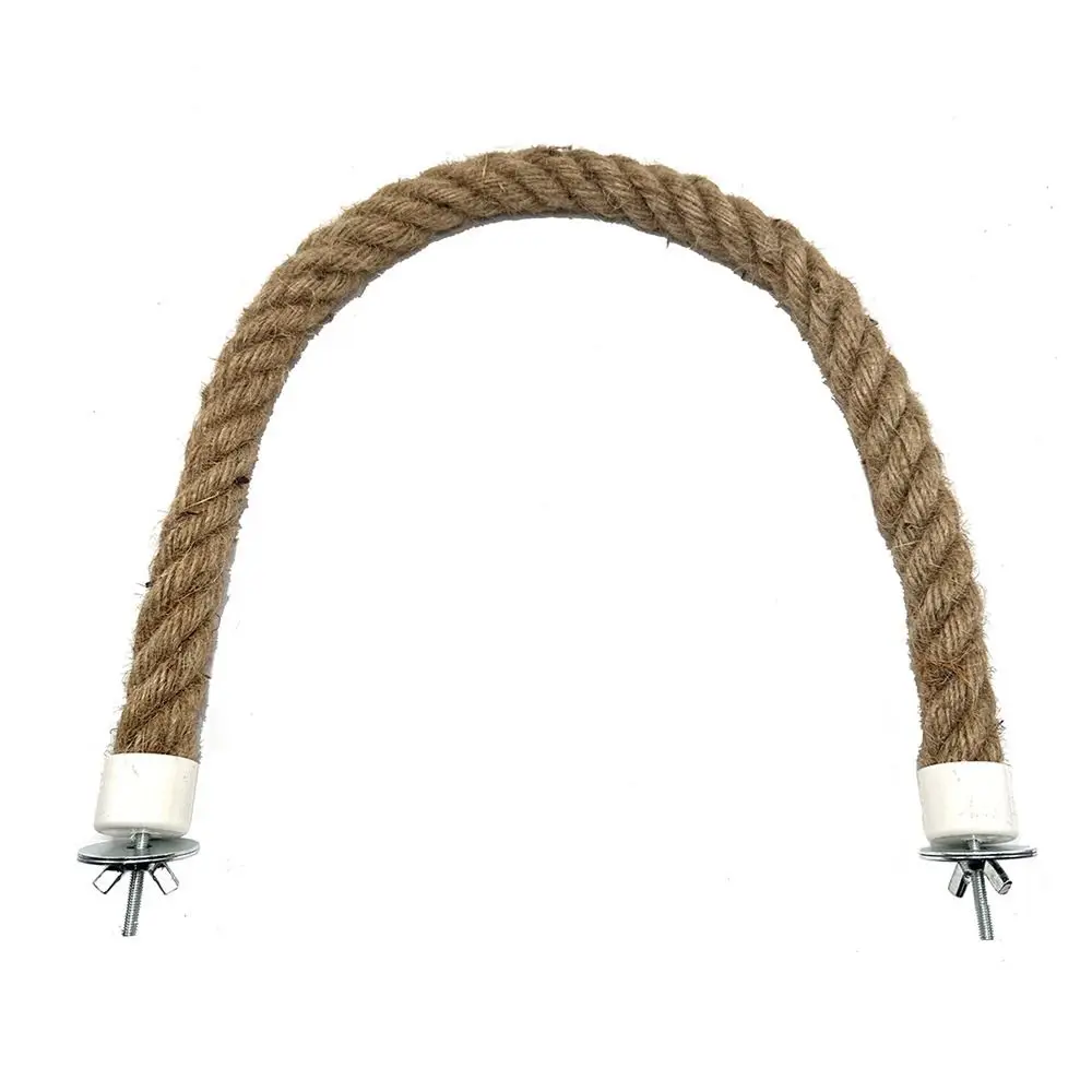 Polo de Corda para Pássaros de Cânhamo 2 cm Diâmetro Encaixe na Gaiola - Imagem 4