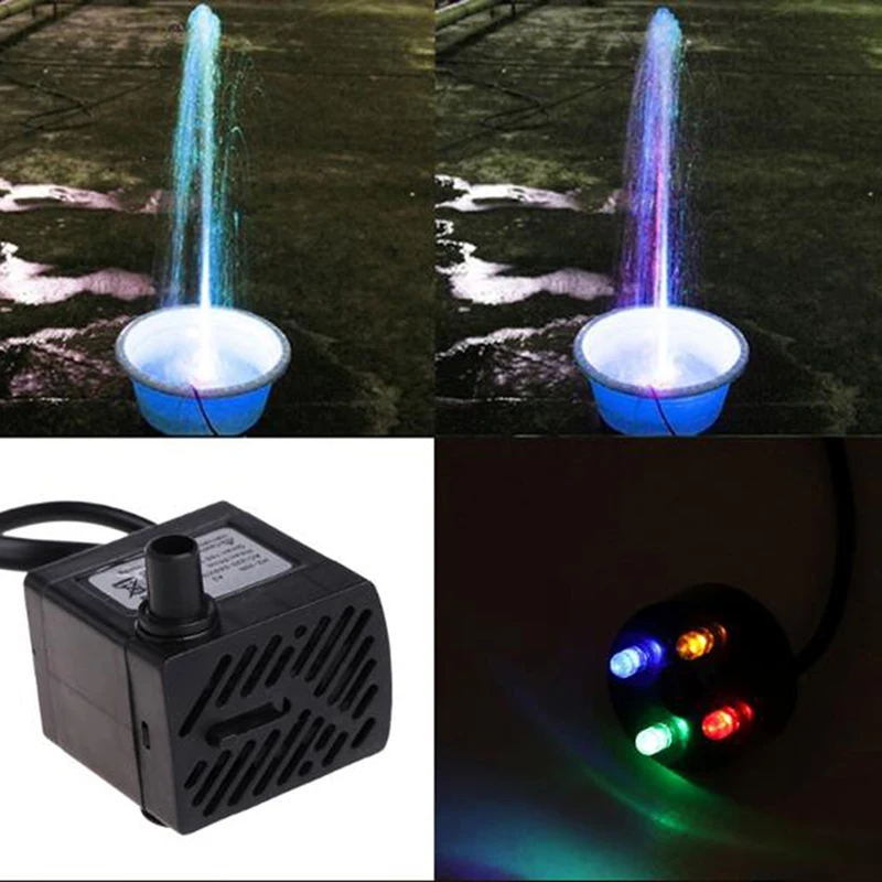 Bomba Submersível para Aquário 3W 180 L/H com LED - Image 2