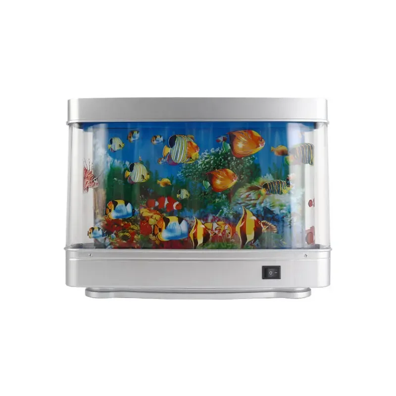 Luminária de Aquário com Golfinhos de LED 23x30x7 cm - Imagem 4