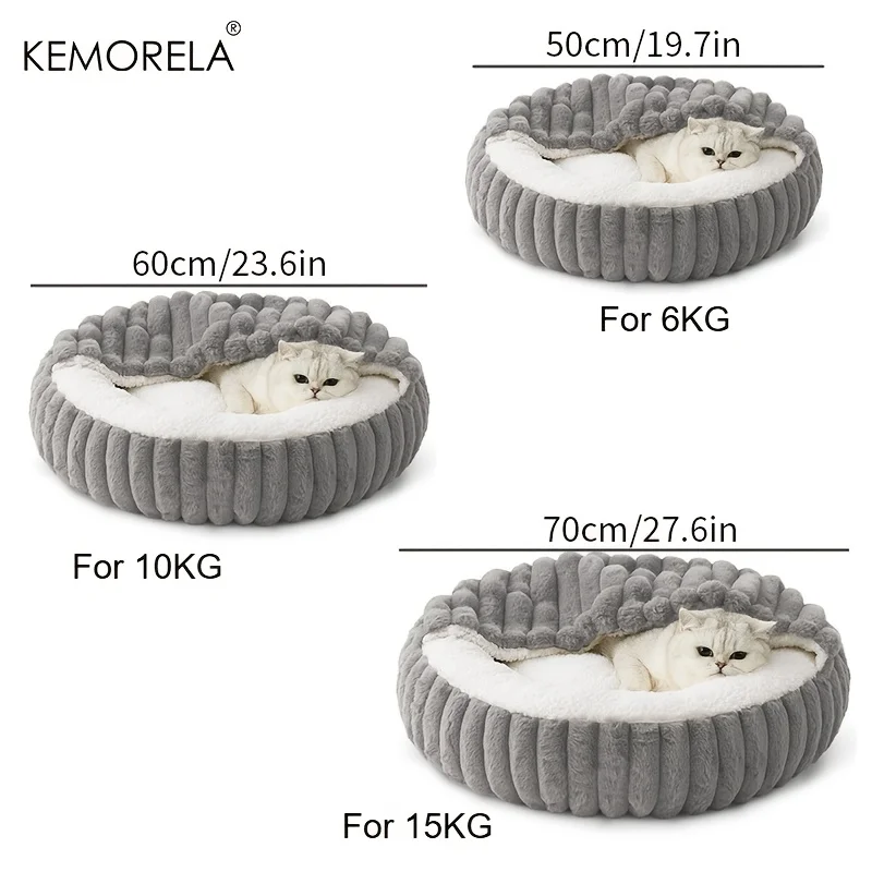 Cama Toca para Gatos e Cães Pequenos Acolchoada Antiderrapante - Image 6
