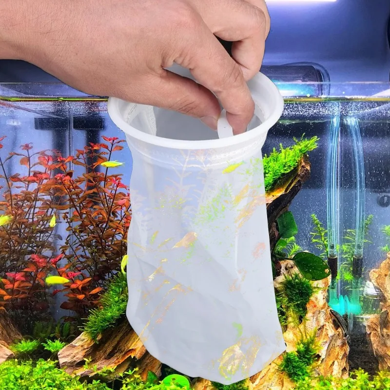 Saco de Filtro de Nylon para Aquário com Estrutura Reutilizável - Imagem 6