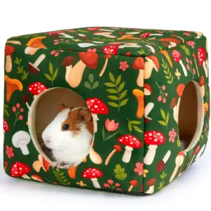 toca de pelúcia lavável para hamster