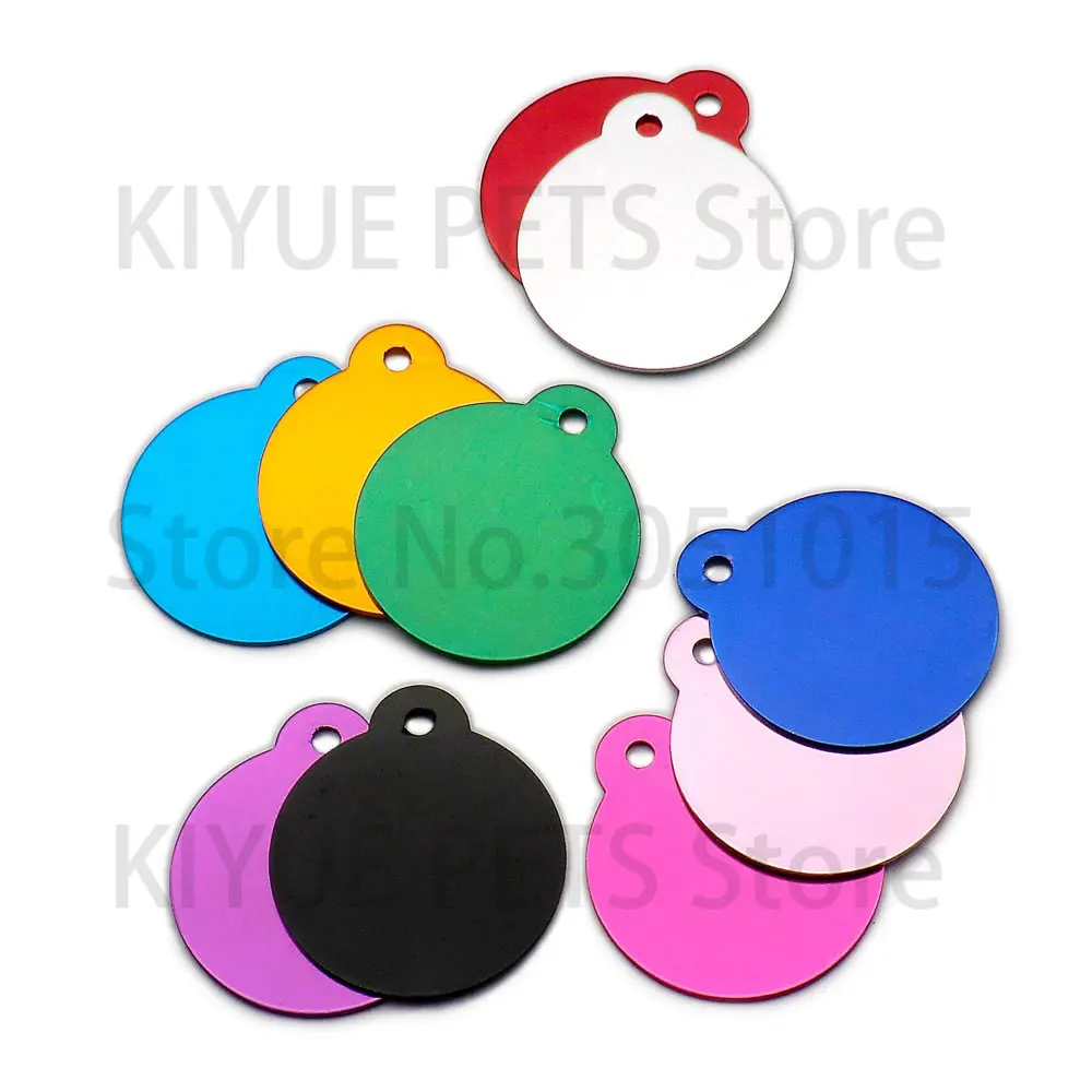 Chaveiro de Identificação KIYUE Redondo para Gatos com Gravação a Laser - Image 4