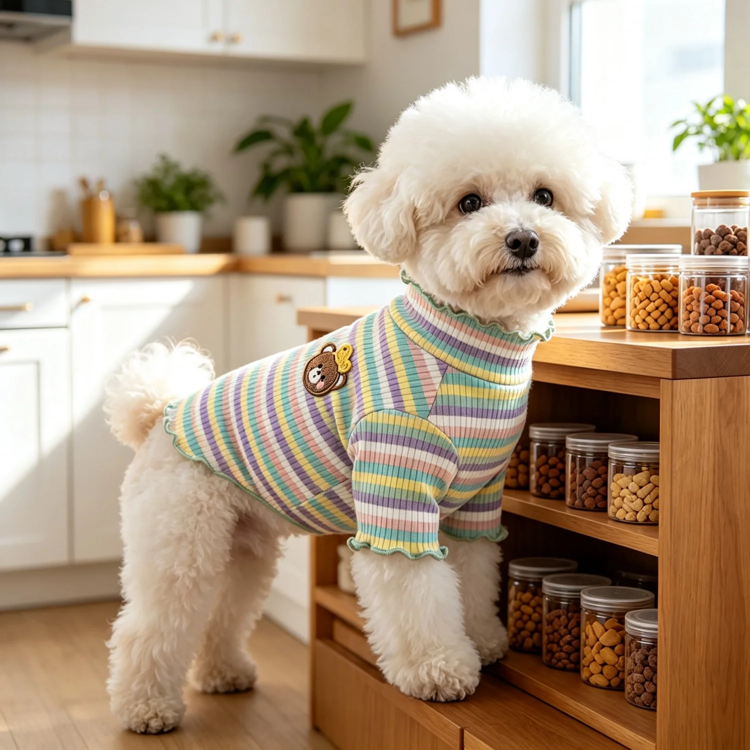 camisa de tricô para cães