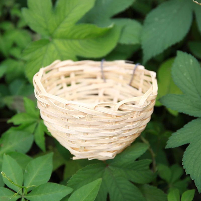 Ninho para Pássaros Pequenos de Bambu com Gancho para Pendurar - Imagem 5